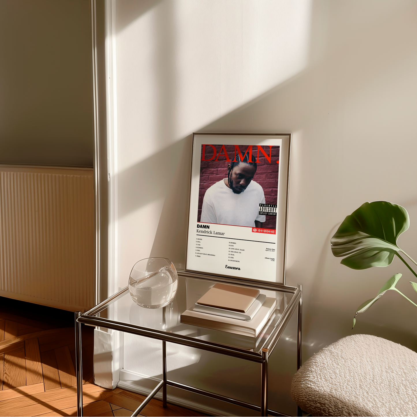 DAMN. Poster - Kendrick Lamar Album Cover Art Print