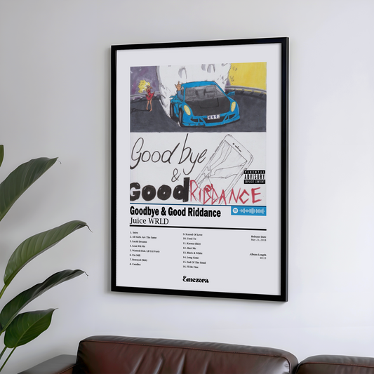 Goodbye & Good Riddance Poster - Juice WRLD Album Art Print