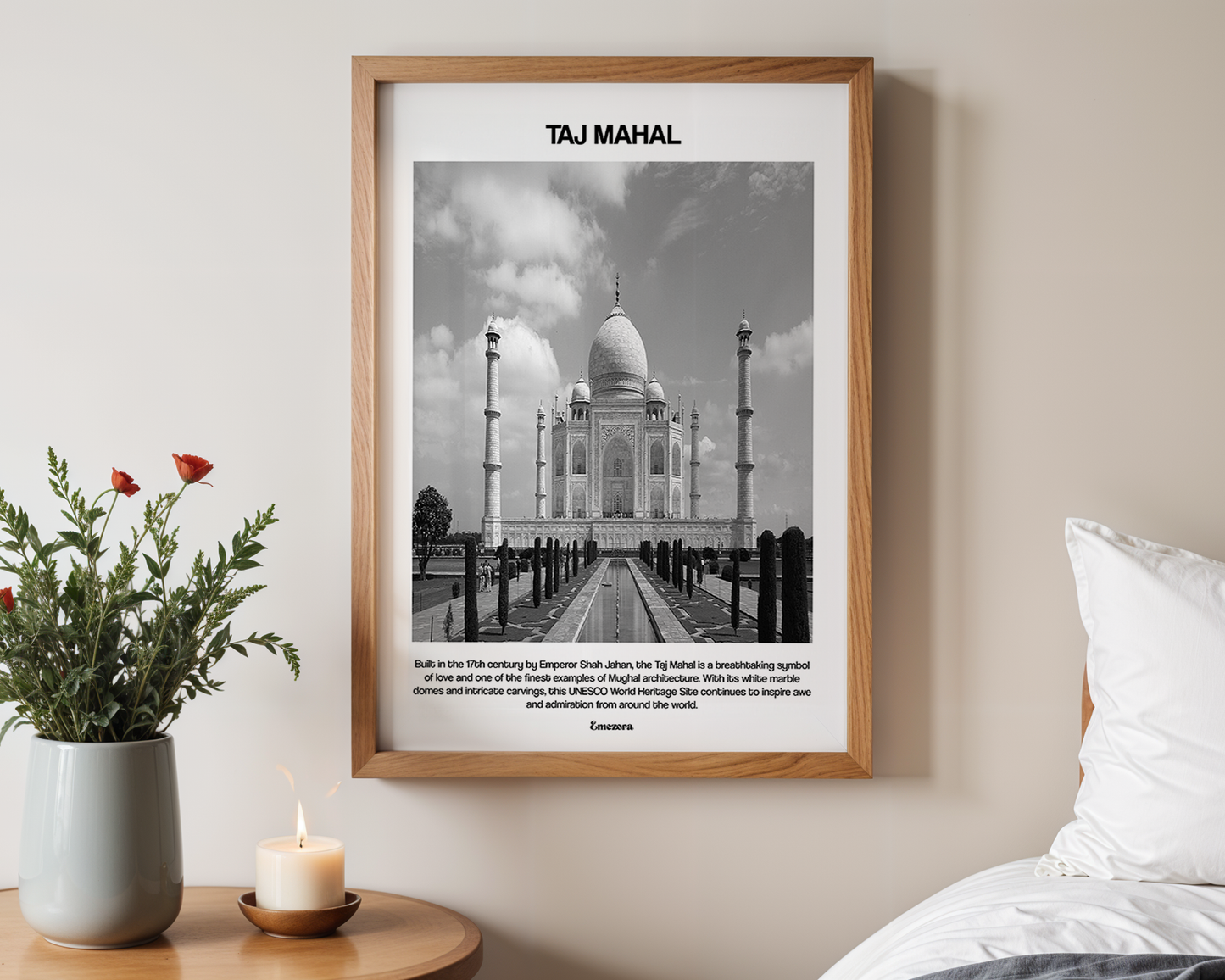 Taj Mahal Wall Art Print