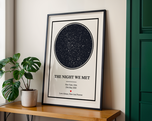 Where We Met Star Map